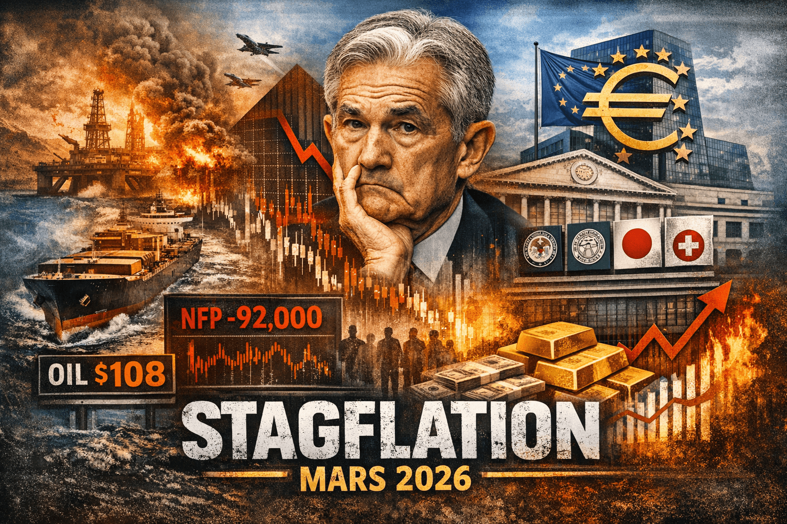 Stagflation 2026 : guide macro complet pour comprendre ce qui paralyse les marchés